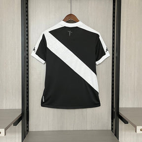 Camisa Vasco I 24/25 Kappa - Preto+Branco - (Feminina)