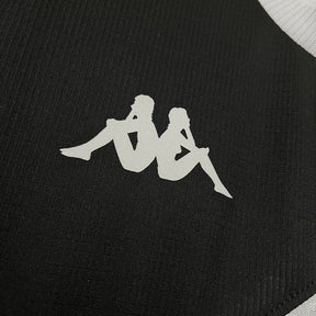 Camisa Vasco I 24/25 Kappa - Preto+Branco - (Feminina)