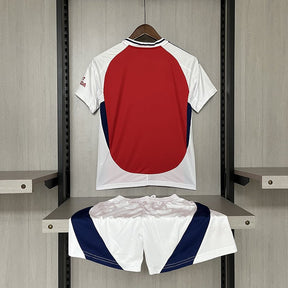 Conjunto Infantil Arsenal Home 24/25 - Vermelho
